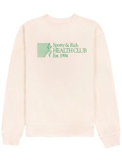 graphic-print cotton sweatshirt
