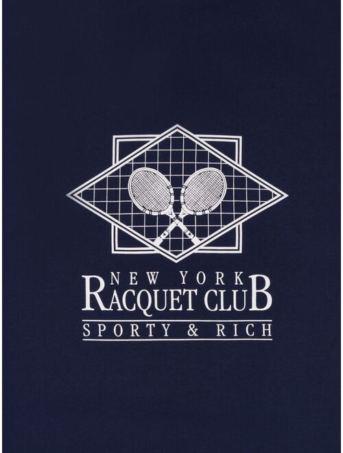 Sporty & Rich NY Racquet Club track shorts