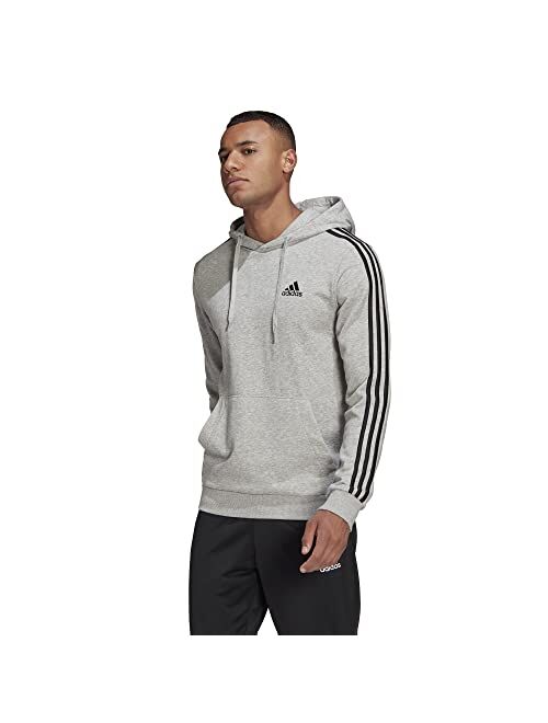 adidas Essentials French Terry 3-Stripes Pullover Hoodie