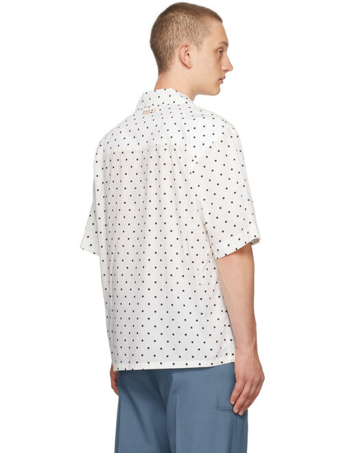 MARNI White Polka Dot Shirt