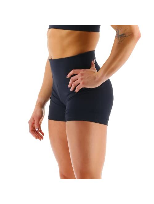 TYR Women's High Rise Athletic Workout Short 2"