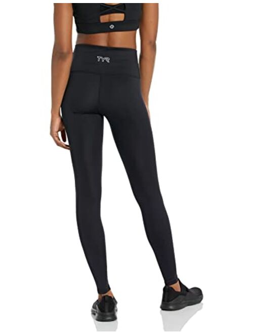 TYR Women's High-Rise Athletic Performance Workout Leggings