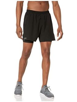 Men's Athletic Performance Workout Lined Momentum Short 6"