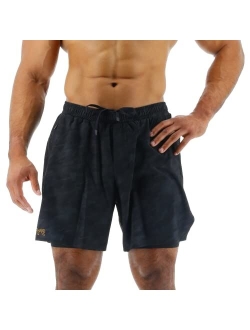 Men's Athletic Performance Workout Lined Momentum Short 6"