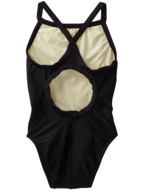 TYR Sport Girls' Solid Diamondback Swim Suit