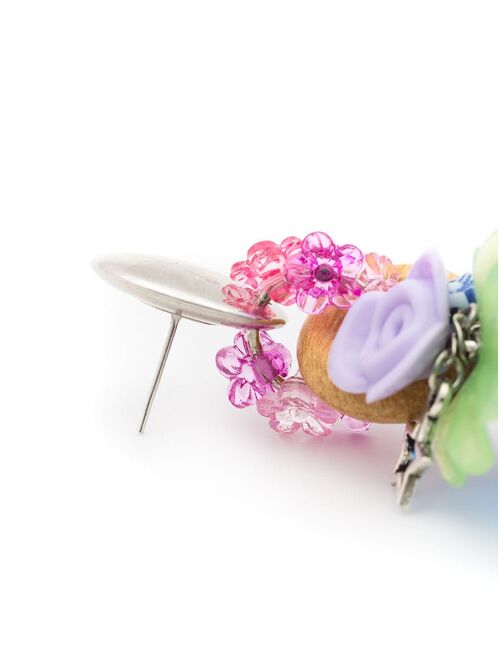 Amir Slama floral-motif drop earrings