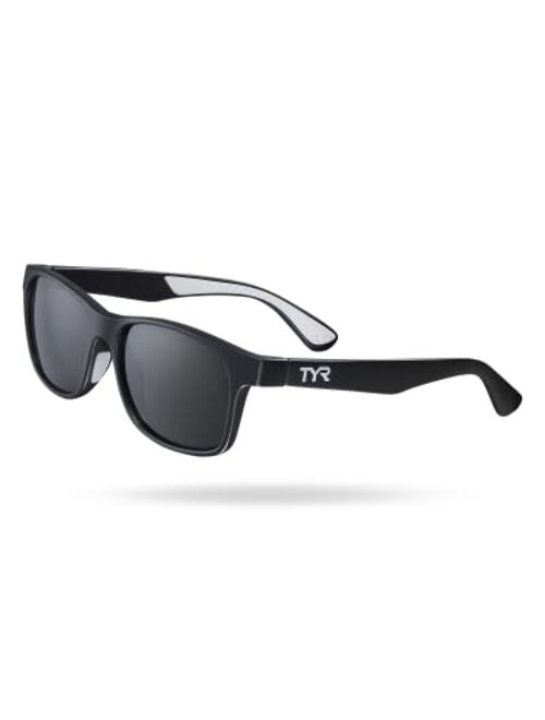 TYR Springdale HTS Sunglasses Polarized Oval, Smoke/Black, One Size