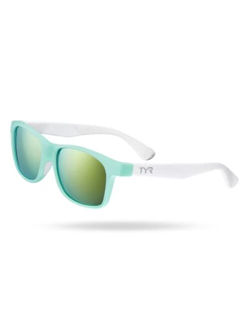 TYR Springdale HTS Sunglasses Polarized Oval, Green/Mint, One Size