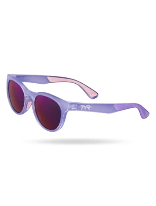 TYR Women's Ancita Lifestyle Sunglasses Polarized Oval, Purple, One Size