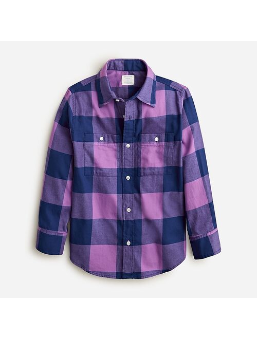 J.Crew Kids' relaxed-fit shirt in lightweight flannel