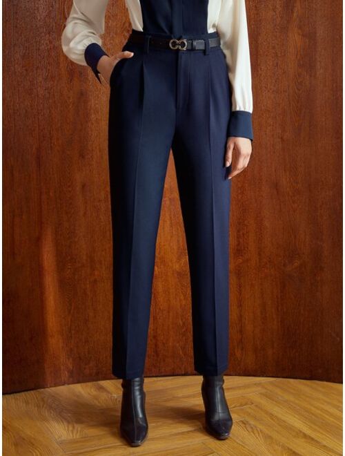 MOTF Premium Viscose Notch Waist Suit Pants