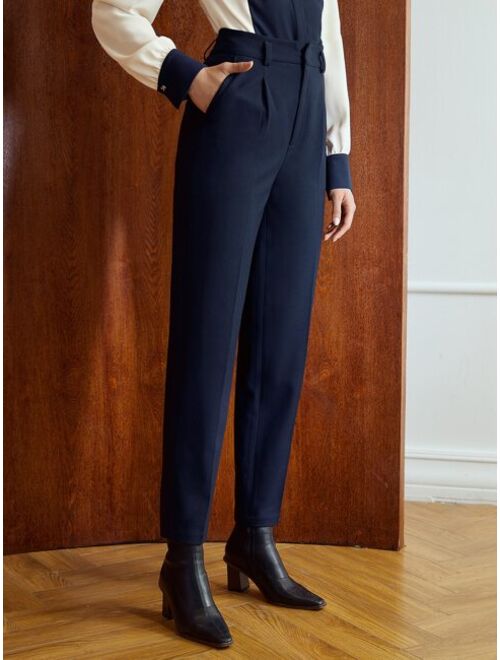 MOTF Premium Viscose Notch Waist Suit Pants