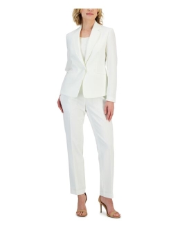 Women's Crepe One-Button Pantsuit, Regular & Petite Sizes