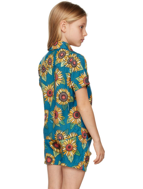 ENDLESS JOY Kids Blue Sunflower Shirt