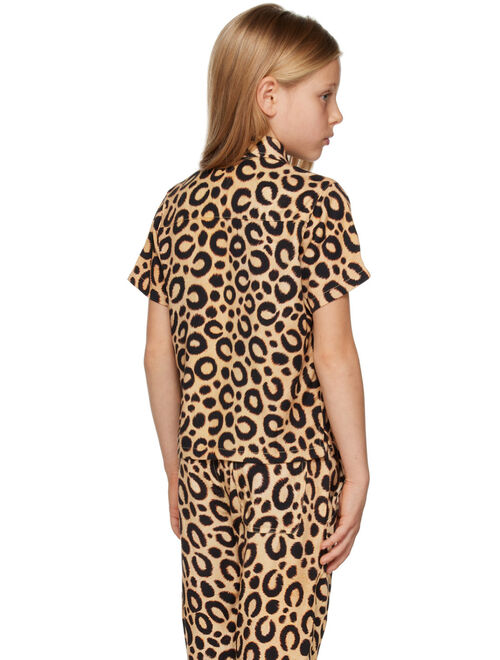 ENDLESS JOY Kids Beige Leopard Shirt