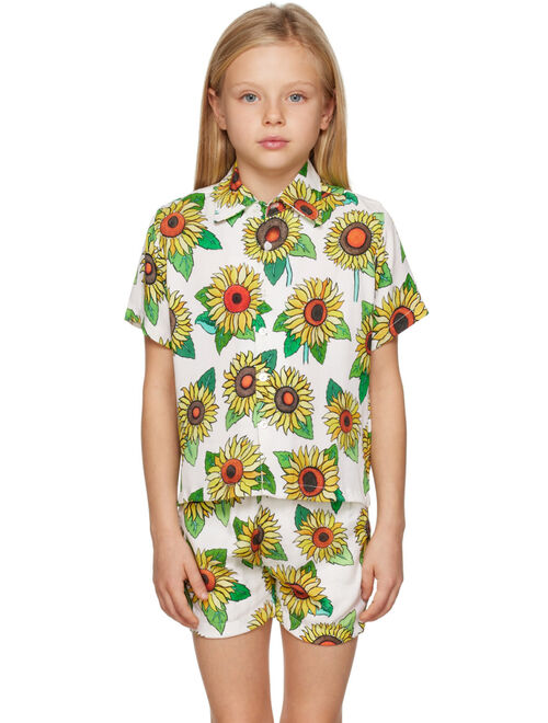 ENDLESS JOY Kids White Sunflower Shirt