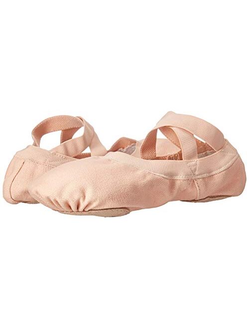 Bloch Girl's Pro Elastic Canvas Split-Sole Ballet Shoe