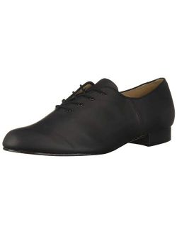 Dance Men's Jazz Oxford Leather Sole Character Shoe