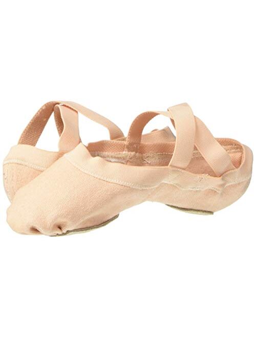 Bloch Girl's Synchrony Split Sole Stretch Canvas Ballet Slipper / Shoe