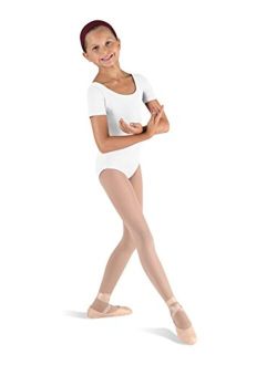 Girls Dance Ballet Short Sleeve Leotard