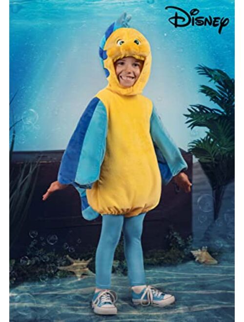 Fun Costumes Disney The Little Mermaid Flounder Infant Costume, for Halloween, Cosplay, Ocean Beach Theme Party & Dress Up