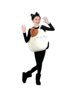 Jazwares Squishmallows Cam Cat Costume -Plush Animal Halloween Costume for Girls - 2 Pieces