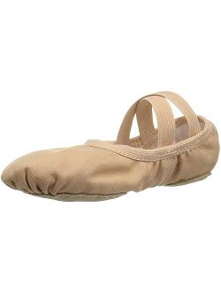 womens Women's Pump Split Sole Canvas Ballet Shoe/Slipper