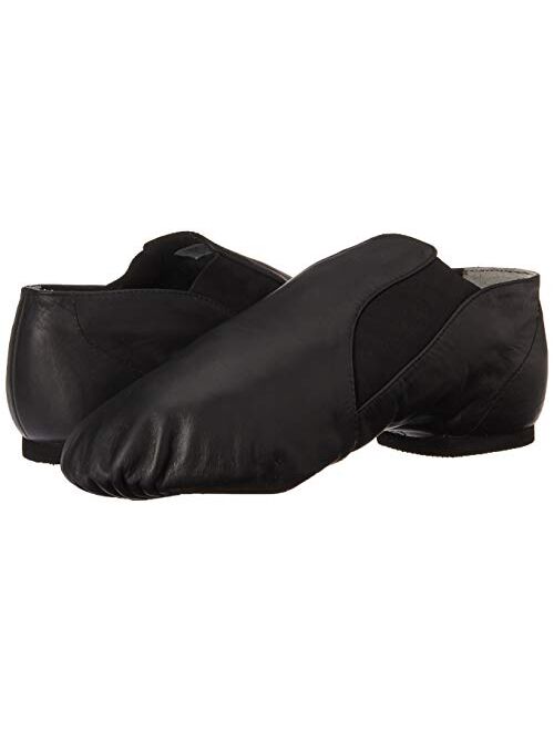 Bloch Dance Men's Elasta Bootie Leather and Elastic Split Sole Jazz Shoe