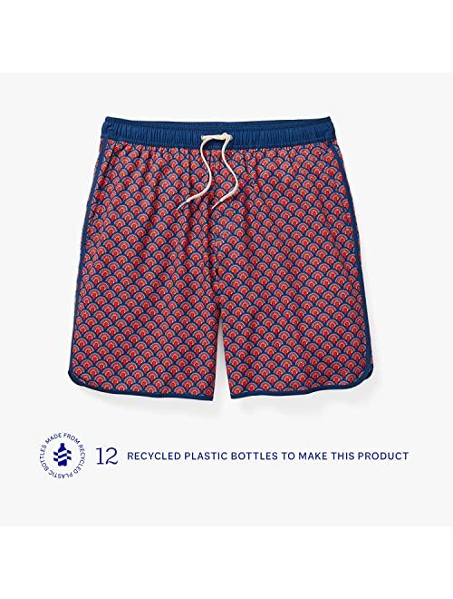 Fair Harbor The Anchor Mens Swimsuits with BreezeKnit Liner, 8-inch Inseam Anti- Chafe, Performance Swim Trunks