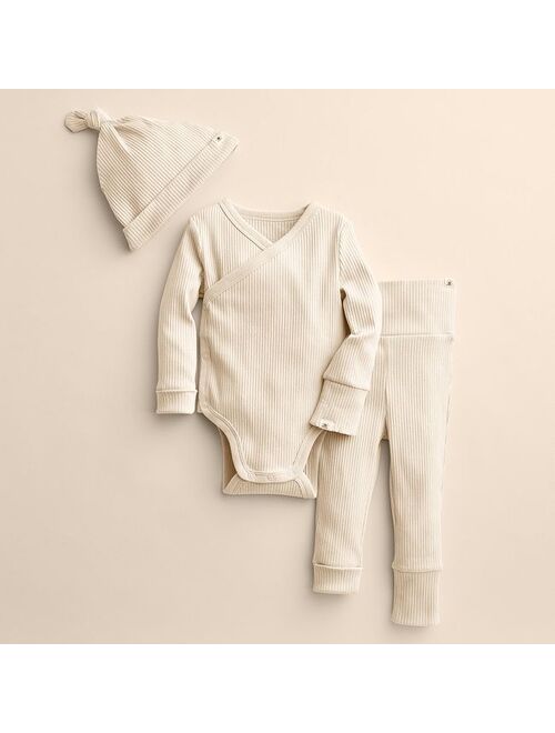 Baby Little Co. by Lauren Conrad 3-Piece Bodysuit, Pants & Hat Essentials Set