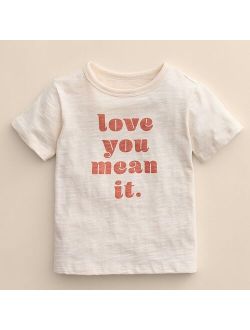 Baby & Toddler Little Co. by Lauren Conrad Organic "Love You Mean It" Graphic Tee