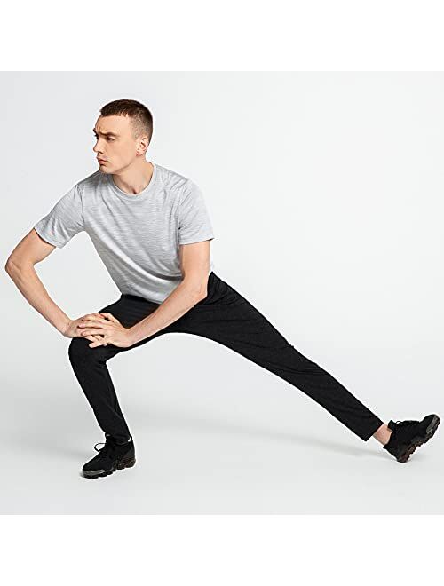 maamgic Mens Sweatpants Joggers Soft Lightweight Workout Pants Jogger Pants with Zipper Pockets