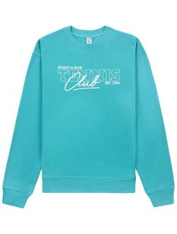 80s Tennis Club cotton sweatshirt