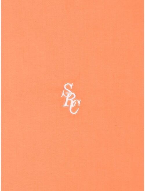 Sporty & Rich SRC logo-embroidered cotton shirt