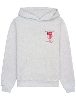 Athletic Team logo-print hoodie