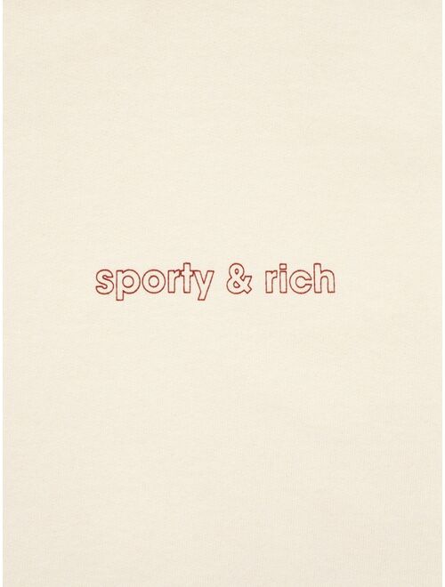 Sporty & Rich Avant Garde logo-print sweatshirt