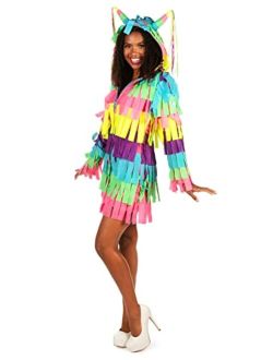 Funny Women's Adult Pinata Costume Dress - Pinata Halloween Costume Outfit