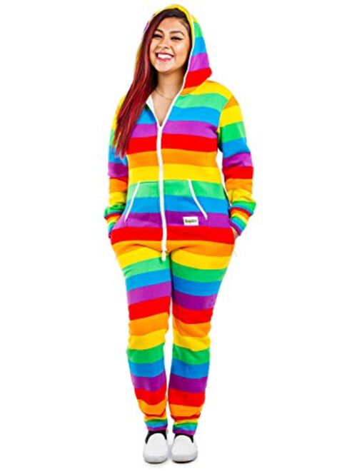 Tipsy Elves Pride Rainbow Jumpsuits for Adults - Cozy One Piece Jumpsuit for Men and Women