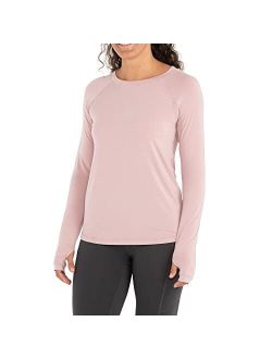 Free Fly Women's Bamboo Shade Long Sleeve Shirt - Breathable Outdoor Performance Stretch Shirt with Sun Protection UPF 50+