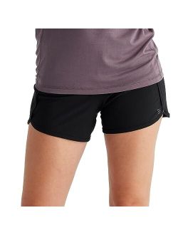 Free Fly Women's Bamboo Lined Breeze Short - 4-Way Performance Stretch Quick Dry Active Shorts with Sun Protection - UPF 50+