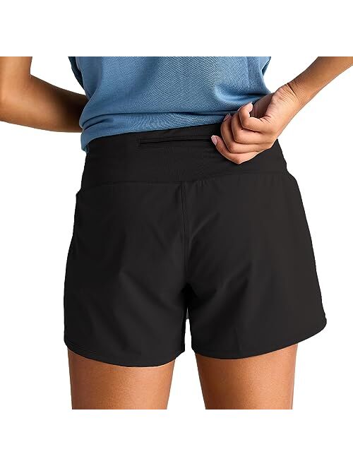 Free Fly Women's Bamboo Lined Breeze Short - 4-Way Performance Stretch Quick Dry Active Shorts with Sun Protection - UPF 50+