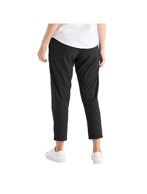 Free Fly Women's Breeze Cropped Pant - Quick Dry, Moisture-Wicking, Lightweight Outdoor Pants with Sun Protection - UPF 50+