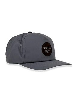 Free Fly Drifter Snapback with Logo - Lightweight and Breathable Nylon Snapback Hat for Men and Women