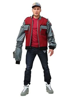 Men's Back to the Future Jacket Authentic Marty McFly Adult Costume Jacket