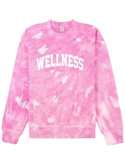 Wellness tie-dye sweatshirt