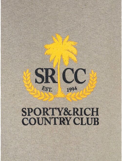 Sporty & Rich Country Club logo-print hoodie