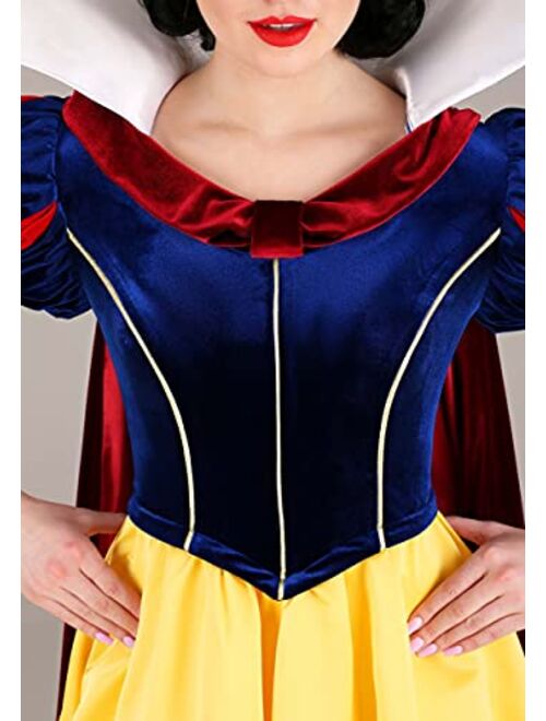 Fun Costumes Disney's Snow White Costume for Women, Adult Magical Princess Classic Yellow Bodice and Skirt