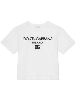 Kids DG Milano logo-print T-Shirt