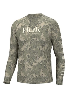 Men's Pursuit Crew Long Sleeve, Sun Protecting Fishing Shirt