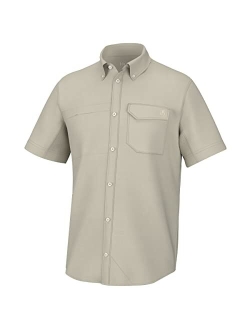 Men's Tide Point Solid Short Sleeve Shirt, Button